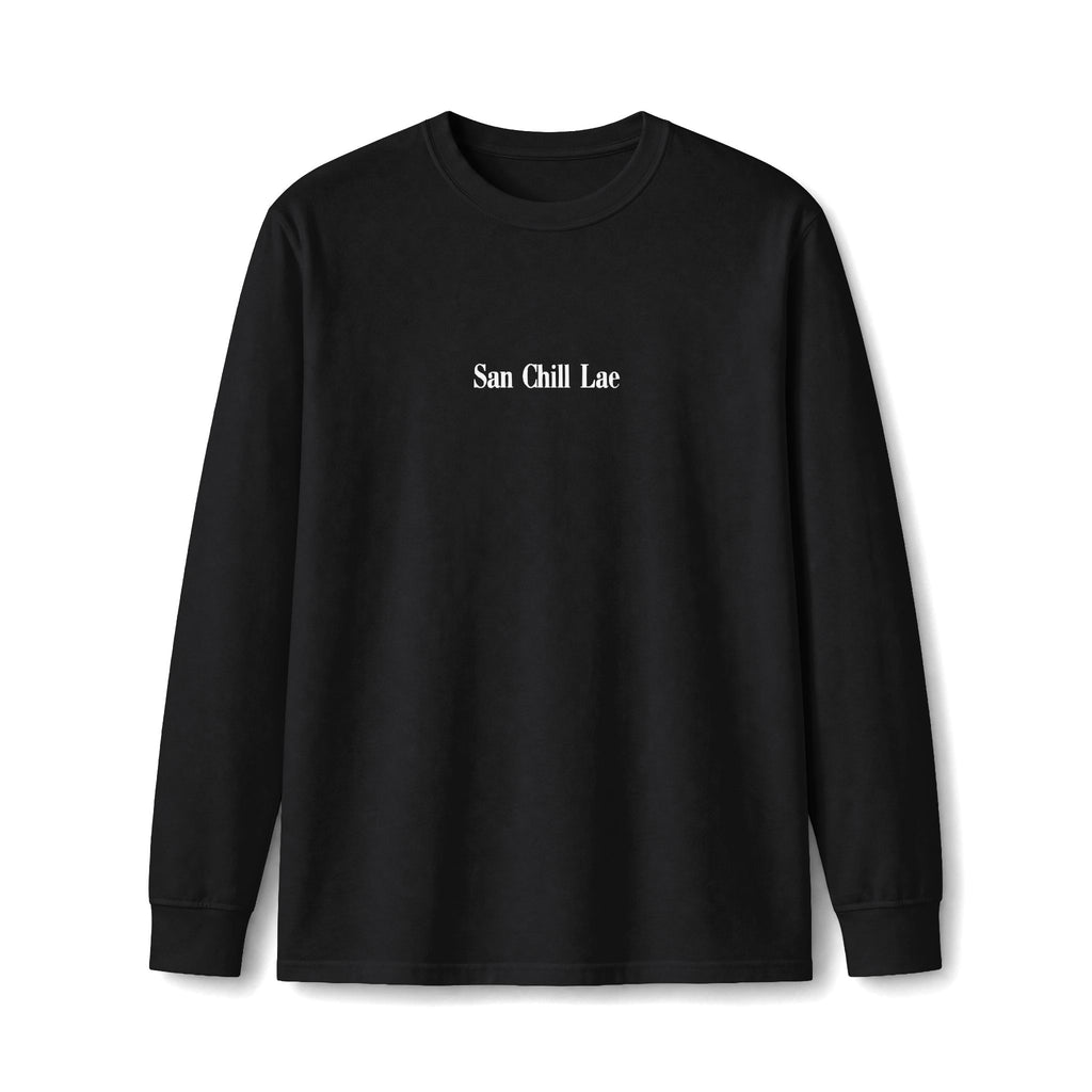 San Chill Lae Luxe Long Sleeve Tee - Black
