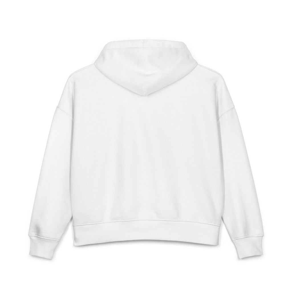 San Chill Lae Luxe Women's Organic Hoodie — Cozy Casual Pullover/White