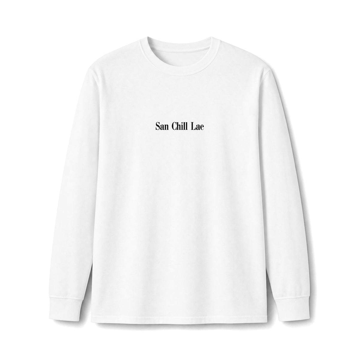 San Chill Lae Luxe Long Sleeve Tee - White