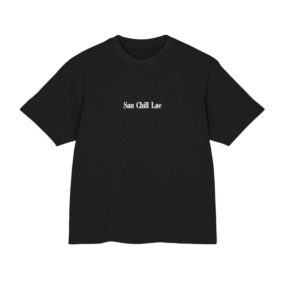 San Chill Lae Luxe Relaxed Tee — Black/Unisex