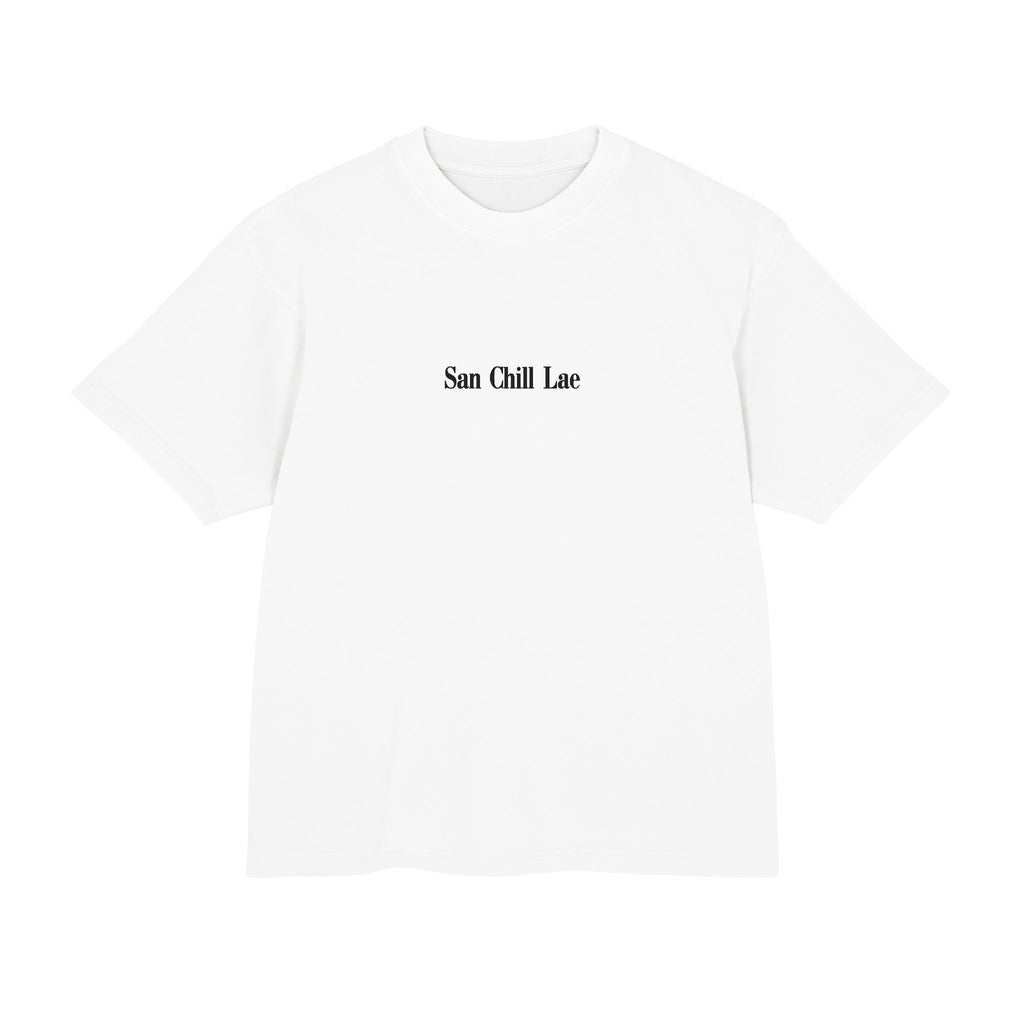 San Chill Lae Luxe Relaxed Tee - White/Unisex