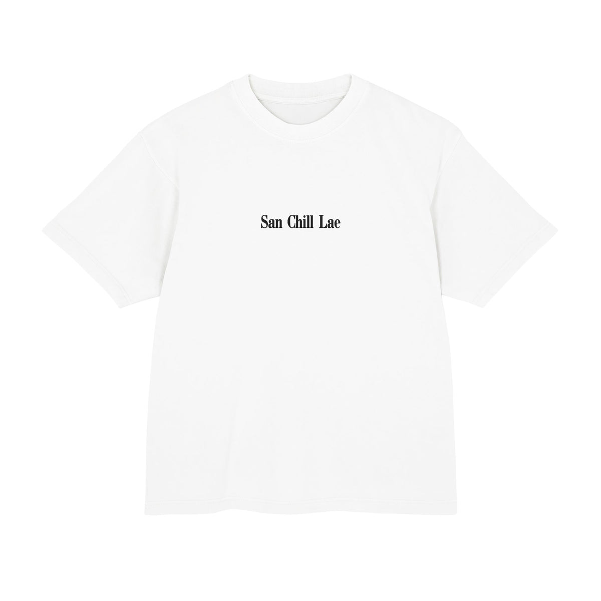 San Chill Lae Luxe Relaxed Tee - White/Unisex