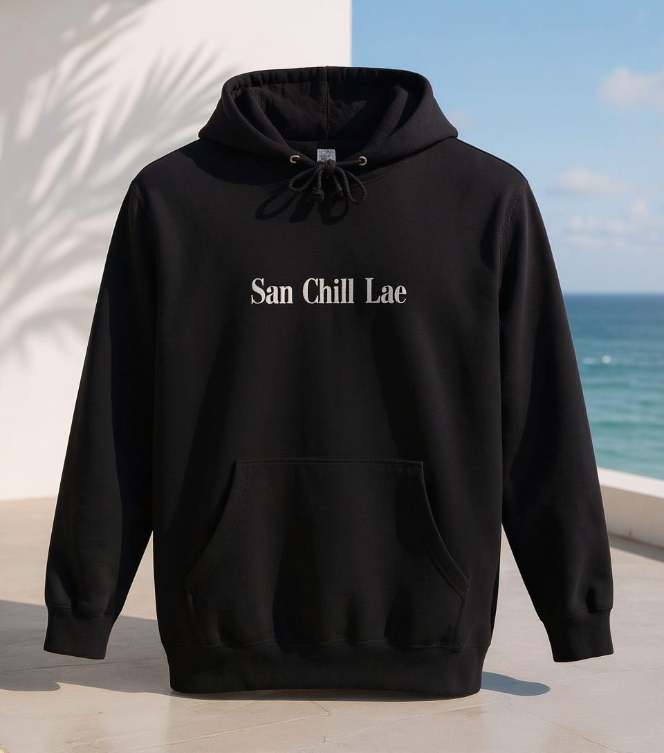 San Chill Lae Luxe Hoodie - Black