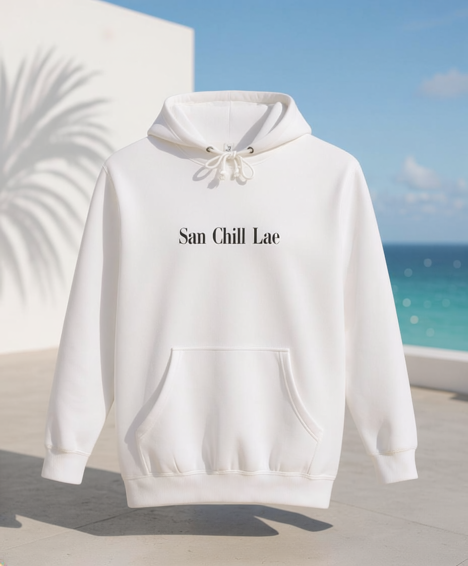 Sun Chill Luxe Hoodie — Minimalist Relaxed Pullover